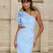 Cassia Maxi Dress Blue Front