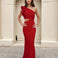 Cassia Maxi Dress Red Front
