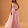 Celina Tulle Corset Gown Soft Pink front