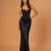 Charlie Corset Gown Black FRONT