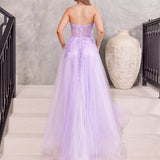 Clara Tulle Gown - Dusty Lavender