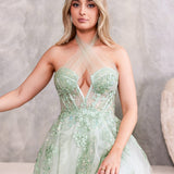 Clara Tulle Gown - Sage