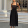 Danielle Midi Corset Dress Black Front