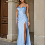 Darlia Corset Gown Light blue