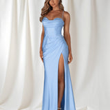 Darlia Corset Gown - Pale Blue