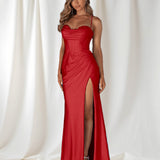 Darlia Corset Gown - Red