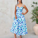 Dominique Maxi Dress - Blue Floral