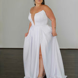 Belle Scuba Gown - White