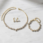 Essence 3 Piece Jewellery Set Gold