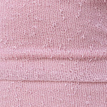 Ginnie Knit Long Sleeve Maxi Dress Pink Fabric