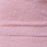 Ginnie Knit Long Sleeve Maxi Dress Pink Fabric