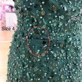 Carmen Sequin Gown - Forest [SAMPLE]