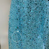 Paige Sequin Gown - Aqua Blue [SAMPLE]