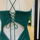 Sharni Glitter Gown - Emerald Green [SAMPLE]