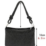 Paris Rhinestone Mesh Bag - Gold