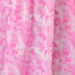 Indigo Maxi Dress Pink Print Fabric