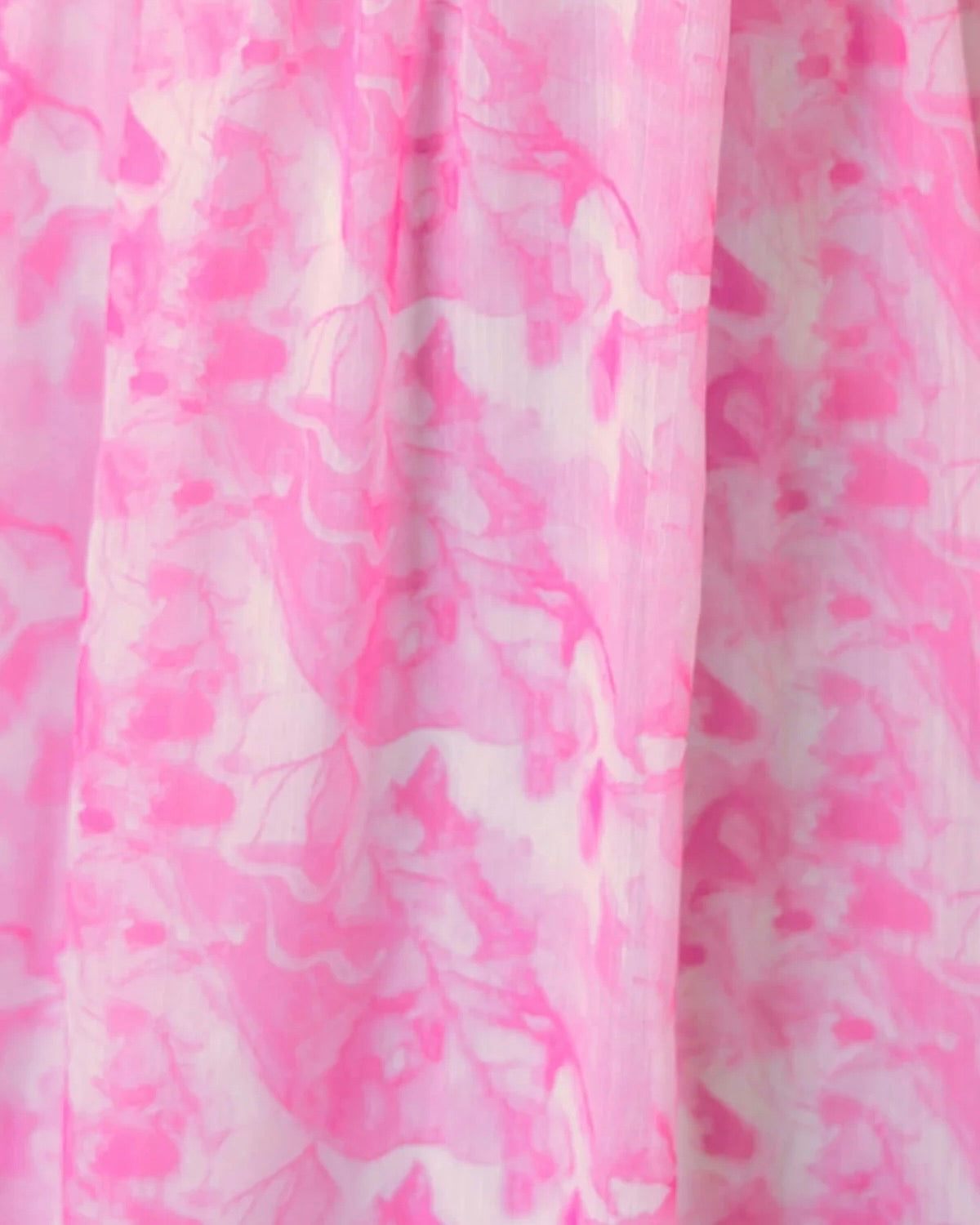 Indigo Maxi Dress Pink Print Fabric