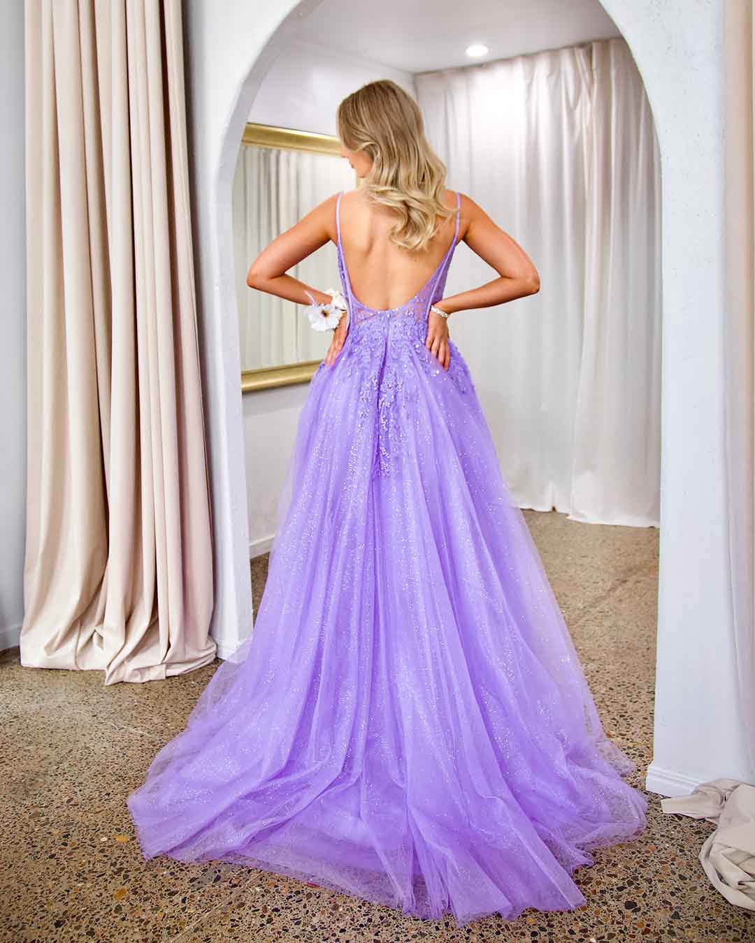 Elysian Corset Tulle Gown