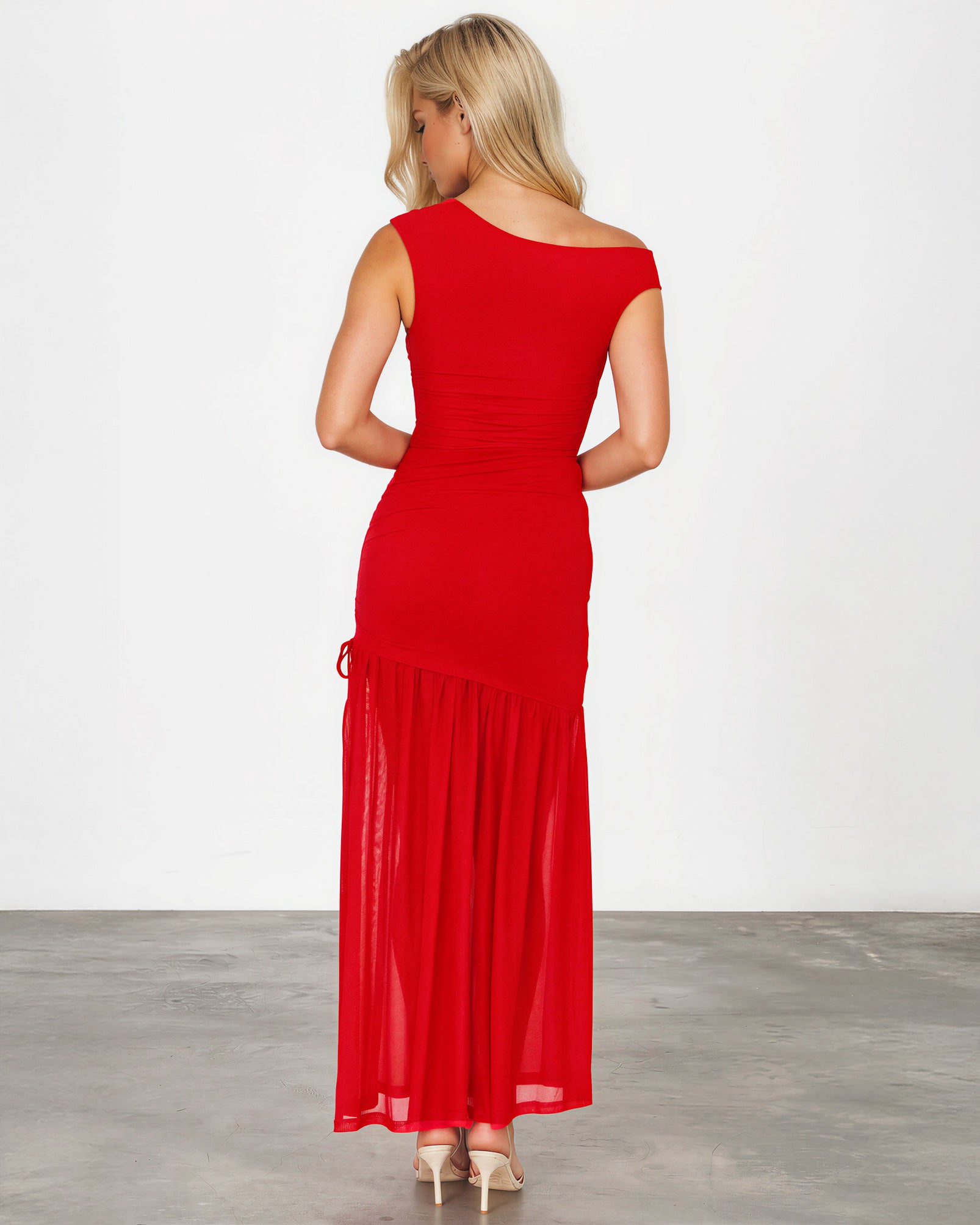Juniper Maxi Dress Red back
