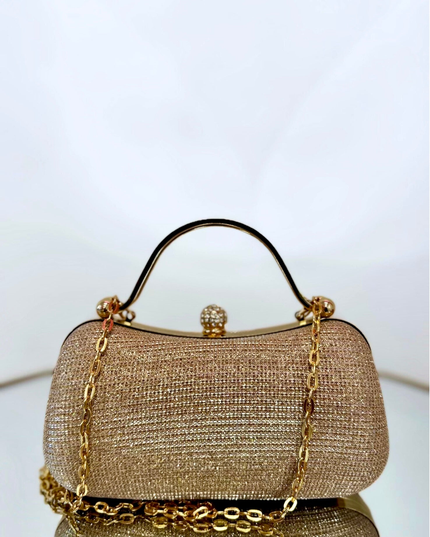 Luna Clutch Gold