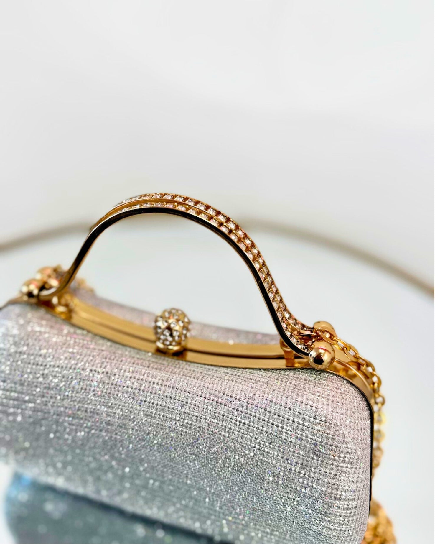 Luna Clutch Silver