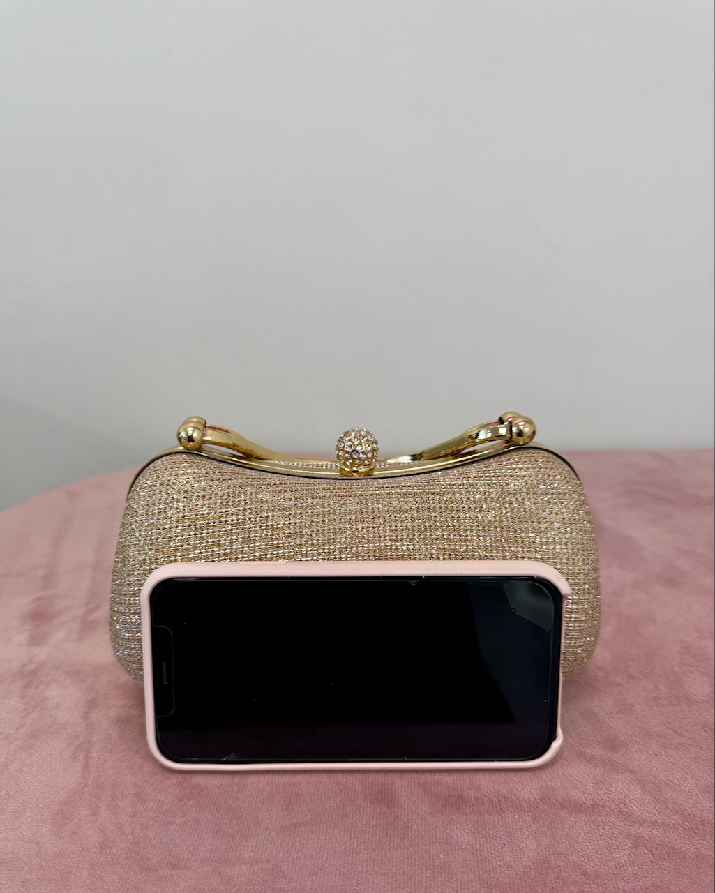 Luna Clutch Gold