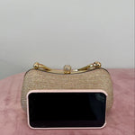 Luna Clutch Gold