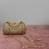 Luna Clutch Gold