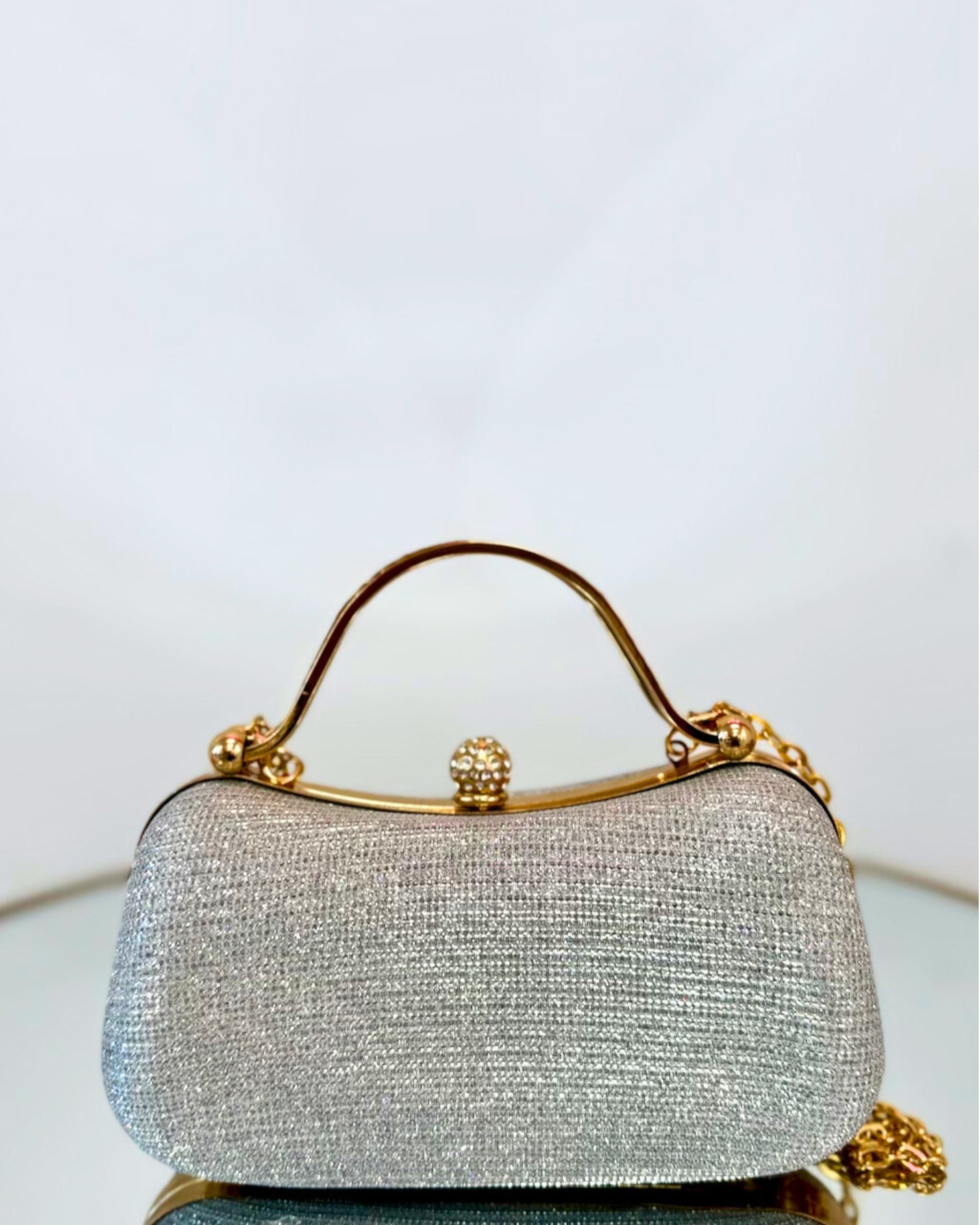 Luna Clutch Silver