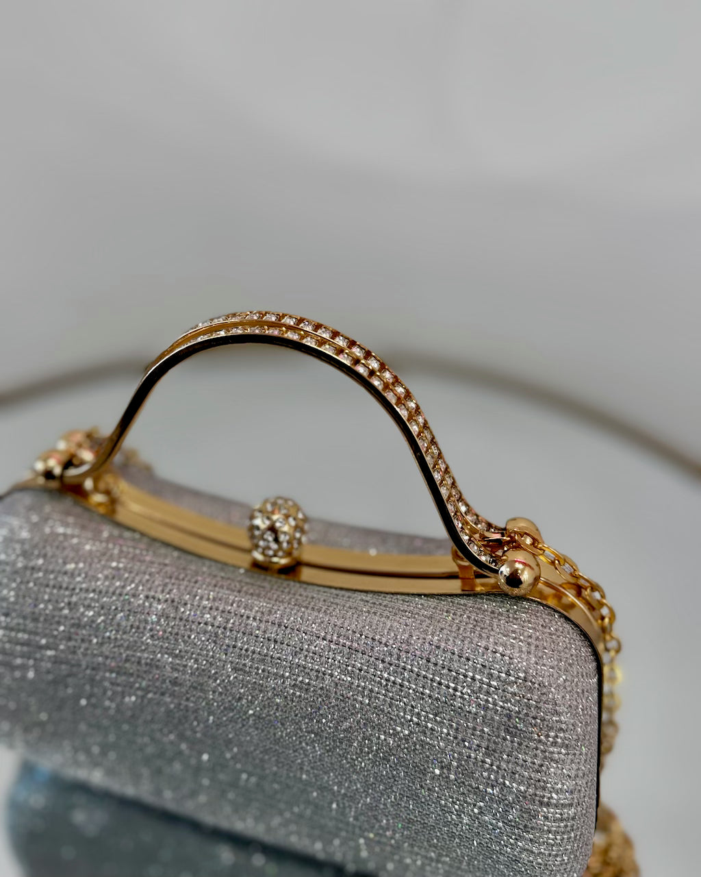 Luna Clutch Silver
