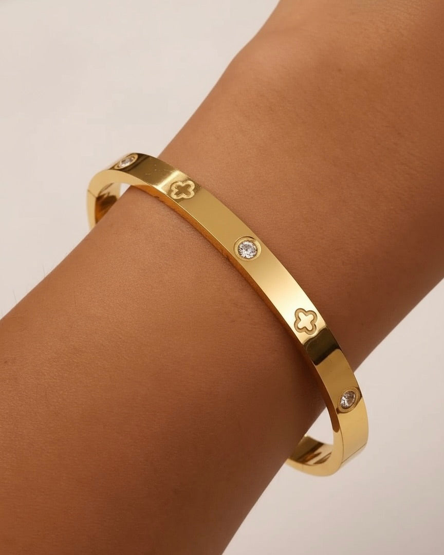Maree Bangle Bracelet Gold