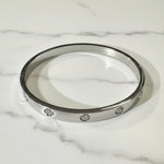 Maree Bangle Bracelet Silver