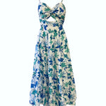 Dominique Maxi Dress - Blue Floral