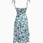 Dominique Maxi Dress - Blue Floral