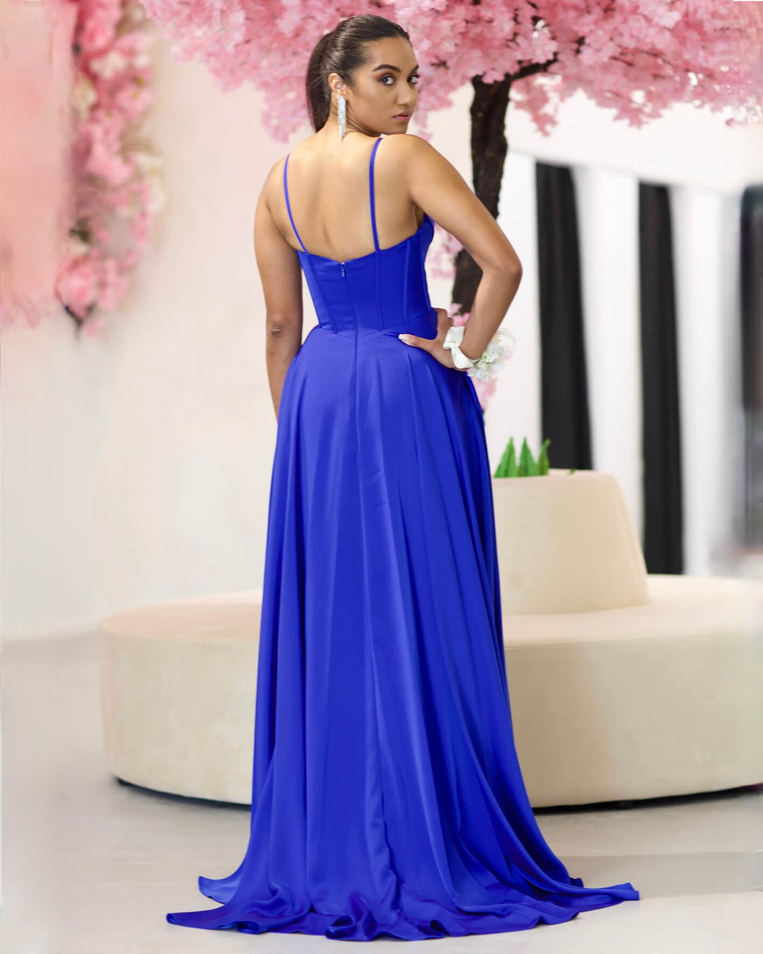 Marlia Dress in Lariat Blue