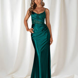 Montana Corset Gown - Emerald