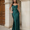 Montana emerald gown front