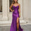 Nicolla Corset Formal Gown - Amethyst Front