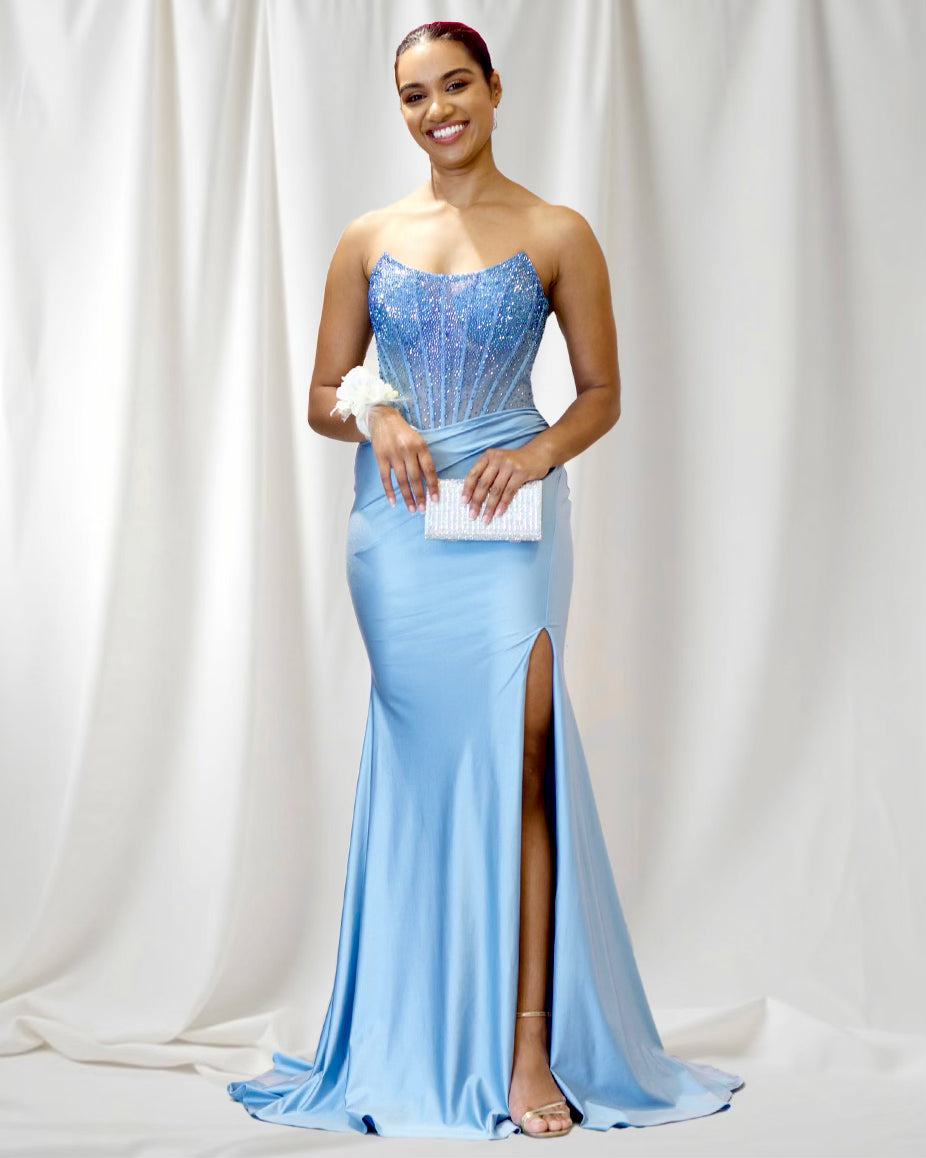 aqua formal dresses australia Blue Maxi Dress - Samira Maxi Dress in Aqua