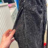 Dalette Sequin Corset Gown - Black [SAMPLE]