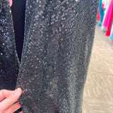 Dalette Sequin Corset Gown - Black [SAMPLE]