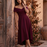 Belina Midi Dress - Mahogany