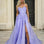 Paula Corset Tulle Ball Gown Lilac Front
