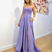 Rosie Strapless Glitter Gown - Violet