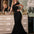 Elora One Shoulder Sequin Gown - Black