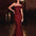 Elora One Shoulder Sequin Gown - Burgundy