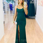 Shanghai Glitter Gown - Emerald Green