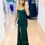 Shanghai Glitter Gown - Emerald Green