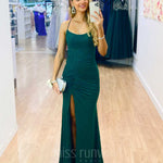 Shanghai Glitter Gown - Emerald Green