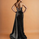 Sirena Corset Gown Black Back